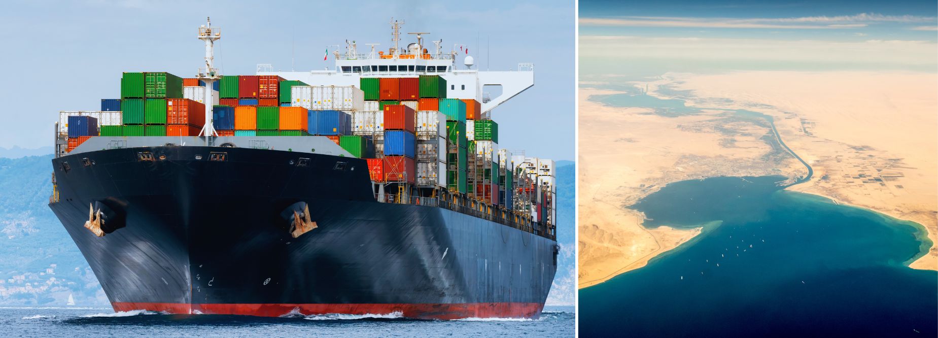 First Red Sea transit, signalling a cautious return via the Suez corridor